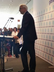 Minister Garrelt Duin eröffnet die Gamescom in Köln
