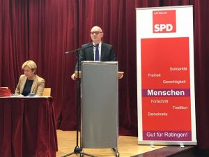 André Stinka bei der Jubilarehrung der SPD Ratingen