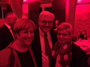 Elisabeth Müller-Witt, Frank-Walter Steinmeier, Carina Gödecke (v.l.n.r) bei der Bundesversammlung